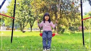 [COD] Travelling Acc Mainan Ayunan Anak Rantai Tali Tambang Outdoor - Biru