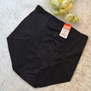 High Waist Smooth Surface Seamless Abdomen Control Panties Boost Butt Lift Slimming Underwear Comfortable Ice Silk Briefs