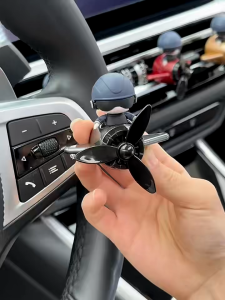 Car air freshener Pilot vent perfume diffuser Rotating propeller vent perfume Cartoon decoration Auto parts