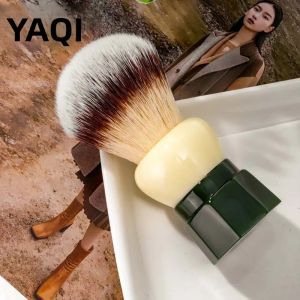 Bàn Chải Cạo Râu Tổng Hợp YAQI Green Obsidian 24mm Dành Cho Nam Giới - Dụng Cụ Cạo Râu Chuyên Nghiệp Mềm Mại Thấm Hút Tiện Lợi Khi Đi Du Lịch
