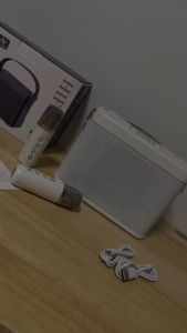 คุณสมบัติของผู้ใช้: ไมค์คาราโอเกะ ไมค์ร้องเพลง ไมโครโฟนคู่ ลำโพงบลูทูธ YS-219 Bluetooth Speaker รองรับ USB/TF/AUX