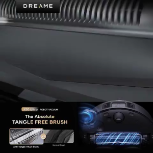 Dreame TriCut Brush for Robot Vacuum Cleaner | Anti-Tangle Hair Cutting Brush 2.0 | Maintenance-Free | Cut all long hair