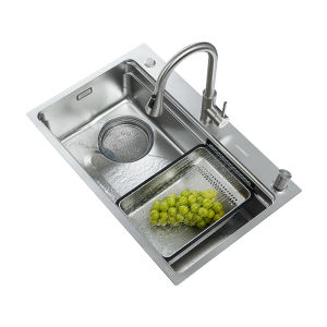 HIGOLD | 304 Stainless Steel Single Basin Rainfall Finish Sink