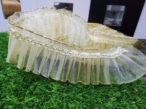 Two Tone Lace Hantaran Perkhawinan Decoration / 1 Meter Per Pkt Renda Organza Perkhawinan Hantaran is an Unique Doorgirft in the Event of Wedding Parties / Wedding Hantaran Perkhawinan Decoration / DIY Decoration Hantaran Perkhawinan / Hiasan Pelamin.