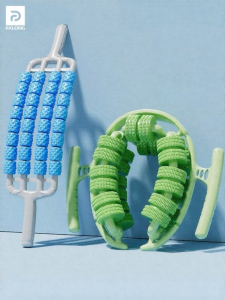 REXUELONG | Children Bendable Back and Leg Massage Roller 4 Rows