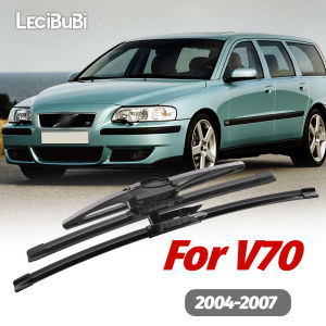 1set Front & Rear Windshield Wiper Blades Windscreen Wipers For Volvo V70 2004-2007 2005 2006 Accessories