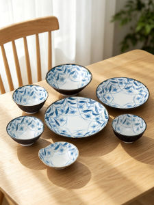 Mino Yaki | Heat-Resistant Microwave-Safe Japanese Style Ceramic Bowl for Noodles