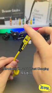 KABEL DATA SPRING 4 in1 65W 6A Fast Quick Charging Kabel Data Spiral Silikon 15 Meter 4 in 1 type C 65W + PD 27W