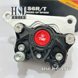 PAKET KALIPER S6RT COIN 2 PISTON + BREKET STANDAR BELAKANG NMAX LEXI AEROX OLD155