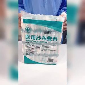 10-1000pcs Sterile Medical Gauze Block Wound Dressing Combat Hemostatic Sterile Medical Gauze Pad Sterile Wound Care Supplies