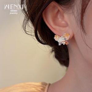 WENXI | Dreamy Colorful Butterfly Dangle Earrings
