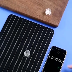 ถาดละลายอาหารแช่แช็ง จานสเต็ก เนื้อแช่แข็ง อาหารทะเล ปลาแซลมอน เครื่องมือละลายน้ำแข็ง อุปกรณ์ครัว ถาดอลูมิเนียมอัลลอย