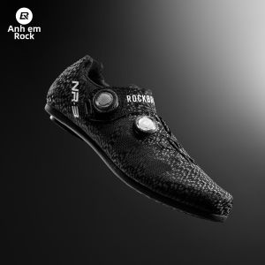 RockBros | Giày Đạp Xe Địa Hình Đường Trường Đế Cứng Xoay Núm Vít Bàn Pedal Phẳng
