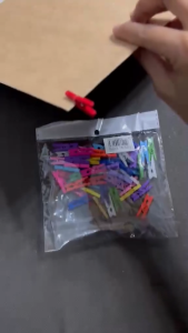 Cute Colorful Clothespin Wooden Mini Clip