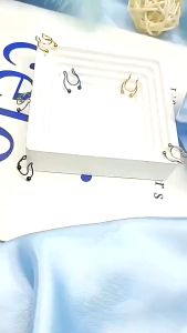 Non-Perforated Nose Ring – Horseshoe Middle Nose Accessory