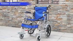 Florasis Lightweight Foldable Heavy Duty Wheelchair for Adult Elderly with Travel Friendly Design and Comfortable Use