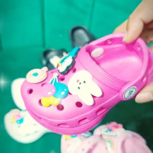 ABC Keanna Clogs Slippers Sandals for Kids Cartoon Embellished Designed Cute Sandals