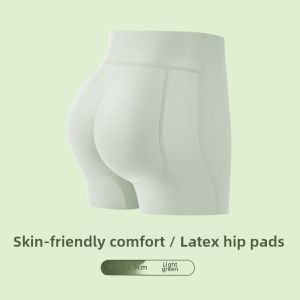Natural Style Womens Butt Lifting Underwear Flat Angle Safety Pants Fake Butt Cheek Pad Abs Slimming Seamless Peach Butt