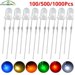 F3 3mm LED Light Emitting Round Lamp Bulb Diffused Diode For Decoration Christmas Bar Holiday Party Atmosphere Lighting
