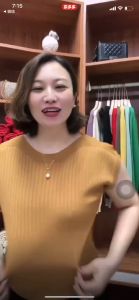 T-shirt for Women Summer New ShowThin Round Neck Short Sleeve T-shirt Women Fashion Vintage Elegant Knitting Pullovers Tops