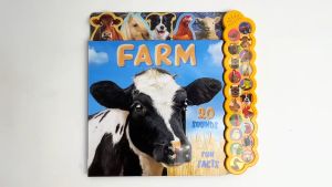 Noisy Farm 20 Sounds Book To Learn Fun Facts & Farm Animals For Kids