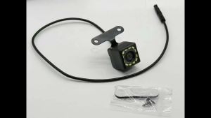 Reversing Rearview Mirror 720P HD Night Vision 12 Light 5-Pin Waterproof and Sun-Proof Wide-Angle Car Camera