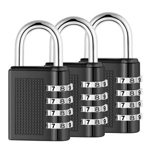 B.F. 4 Digit Number Combination Padlock Extra Large Resettable for School Gym Locker Outdoor Fence Hasp Cabinet Toolbox Locker
