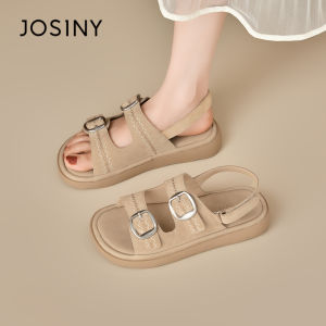 Josiny | Vintage Thick Sole Birkenstock Style Sandals Soft Bottom