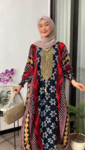 GAMIS KAFTAN SULTAN MEWAH BAHAN RAYON LD 160 PB 140