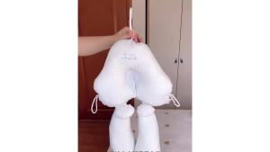 BESTMOMMY Baby Mushroom Positioning Bolster Cotton Pillow Anti-Flat Head Support Cushion 0-3Yrs Kids