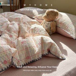 susan | Double Gauze Washed Cotton Bedding Set Sheets
