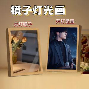 Lian Yu Deep Space Light Painting Mirror Qi Yu Birthday Gift Glowing Friend Light up China Anime Cartoon Wall Decal