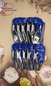 Sỉ 10 Kềm cắt da inox hấp khử trùng được bén lâu hơn không rỉ sét kìm làm nail kìm nhặt da chết mua sỉ đồ nail - D-01