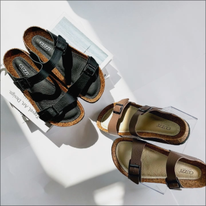 Guzzi Women’s Genuine Leather Double-Strap Sandals – GLS-60018