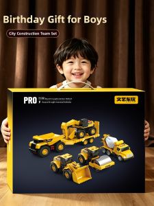 MABAOMABAO | Construction Vehicle Toy Set For Boys
