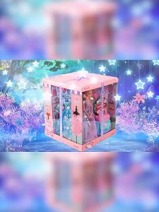 Hộp Quà Búp Bê Dành Cho Bé - Búp Bê Bạch Tuyết  Elsa Tặng Kèm Váy Và Phụ Kiện Làm Đẹp Túi Xách Bàn Trang Điểm Xinh Xắn