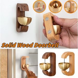 Japanese Wood Doorbell Chime Home Door Hanging Decoration Wind Chimes Wireless Shopkeepers Bell Doorbell Opening Door Wooden Bells