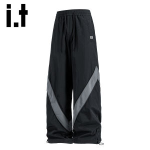 izzue | Breathable Cool Summer Ice Silk Thin Splicing Casual Pants