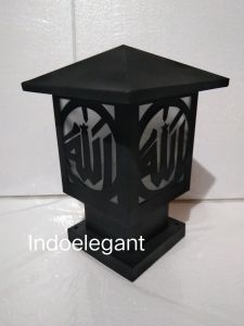 lampu pagar motif islamiy motif lafadz lampu hias taman.lampu outdoor & dekorasi laman