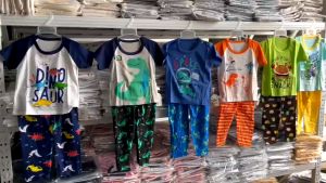 0-6yrs Baby kids pajama terno set for boy girl