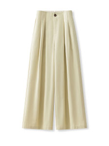 Light Yellow High Waist Straight Leg Wide Leg Pants Womens Casual Loose Slimming Nine Point Spring Summer Autumn Trousers