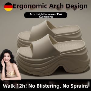 Height Increasing Slip-on Sandals 10cm