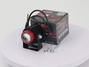 Motorcycle LED Daytime Running Spotlights - Safer Driving at Night with Three Lighting Modes Dual Color Yellow White