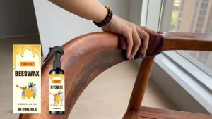 Ouhoe Furniture Polish Beeswax Spray Refinishing Care Bees Wax Polishing Floor Furniture Polishing Beeswax Spray Wooden Floor 120ml