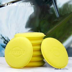 SEAMETAL Polishing Foam Applicator Pad / Car Polishing Sponge Sponge Applicator Wax Pad Round Versatile Car Motorcycle Polishing Foam - Yellow Foam Pad