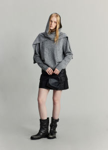 ULD | Winter Vintage Removable Hood Wool Sweater