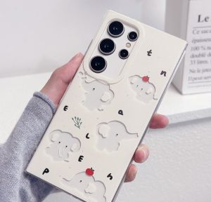 For Samsung S23 S23 Plus S23 Ultra S22 S22 Plus S22 Ultra S24 S24 Ultra A14 A54 A12 A13-4G A21S A23-5G A53-5G Shockproof Thicken Soft Cute Matte Case