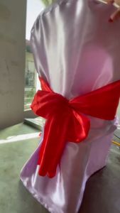 Chair Ribbon  SATIN SILK Ribbon for Monoblock Chair Ribbon Catering Events Ribbon satin silky fabrics