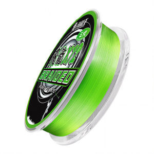 HAILONGWANG | Dây Câu Tết LOONG BRAID 100M 12 Sợi PE Màu Xanh Lá Cây Mật Độ Cao Mượt Mà Chịu Mài Mòn Không Phai Màu Dùng Cho Câu Cá Bass