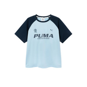 PUMA | Sweat-Absorbent Fast-Dry Raglan Sleeve Kids T-Shirt